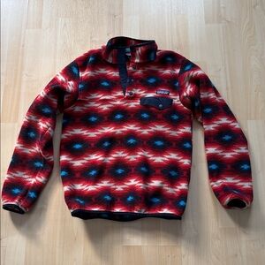 Patagonia Multicolor Patterned Fleece Pullover